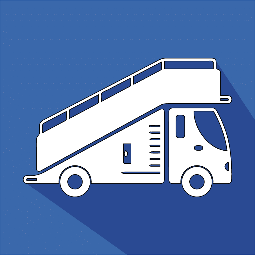 Airport Vehicle flat icon